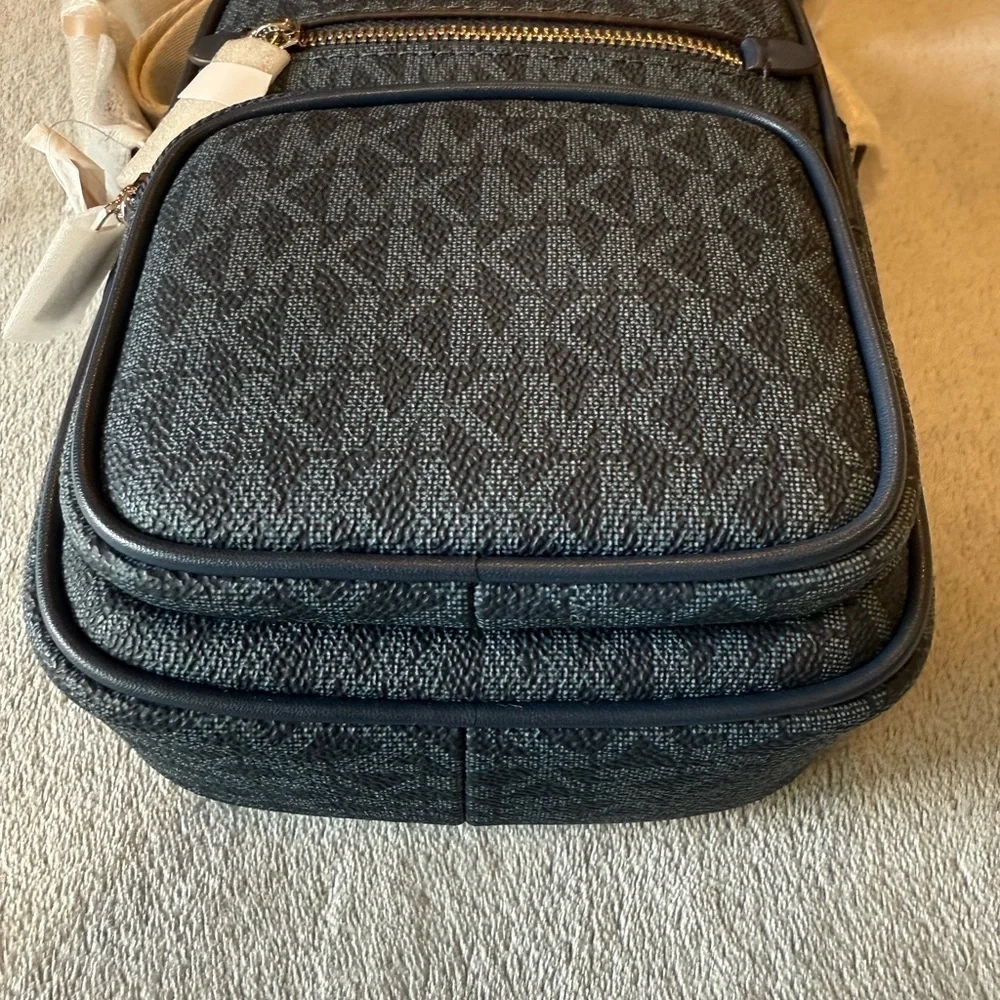Michael Kors blue Messenger Bag with silver-Tone Hardware